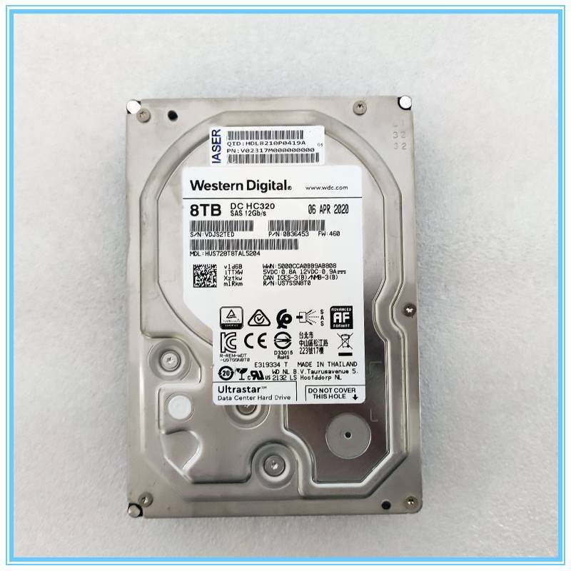 5寸7.2k 8tb 服务器sas硬盘hus728t8tal5204浪潮