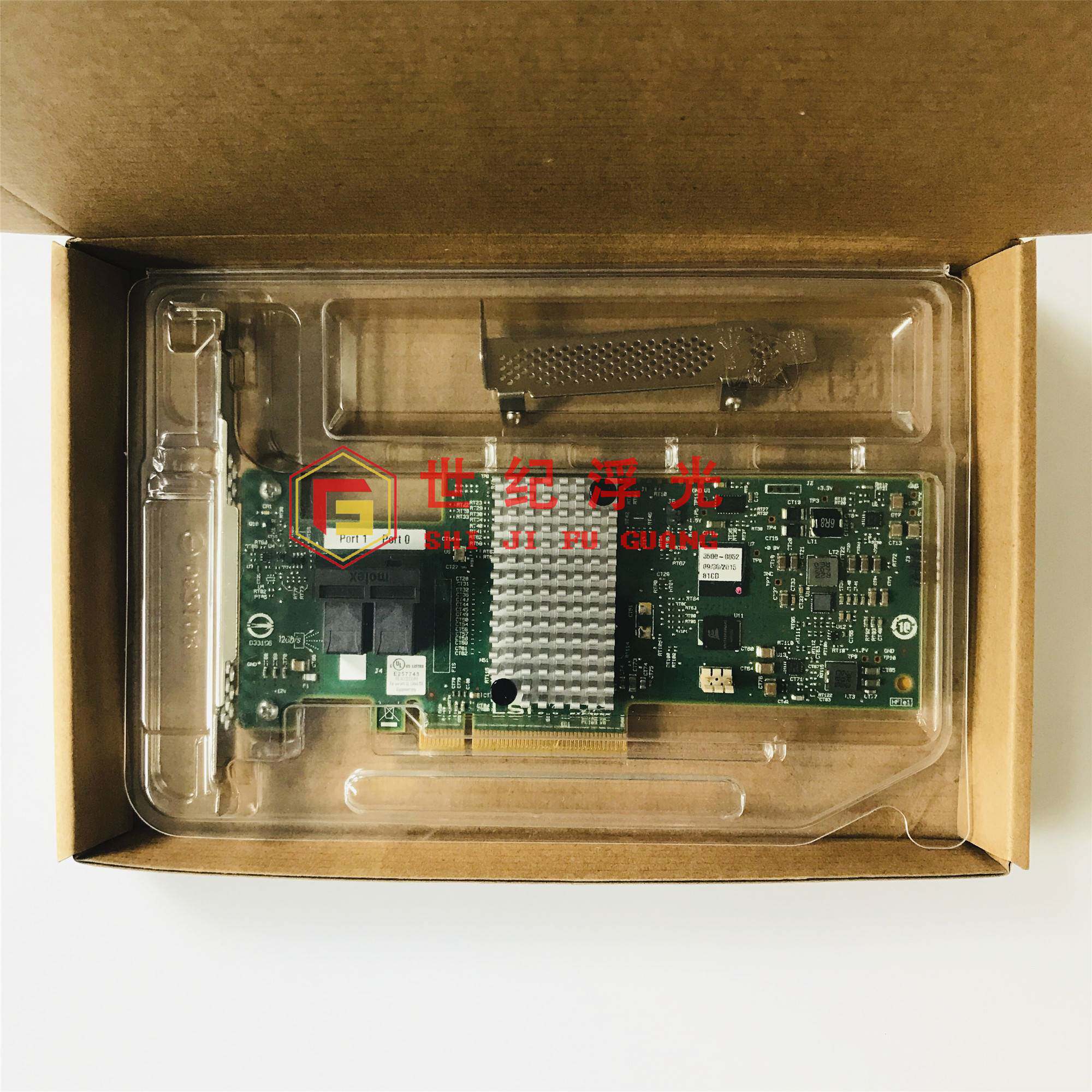 lsi 9340-8i阵列卡 sas3008 12gb直通扩展卡 ibm m1215 46c9115议