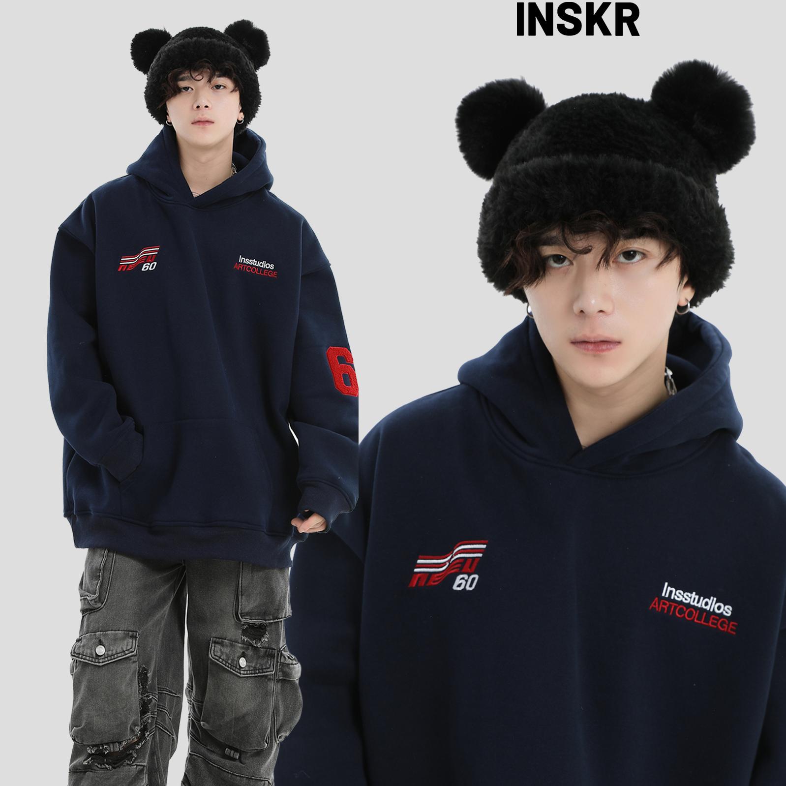 【INSKR】赛车LOGO刺绣卫衣