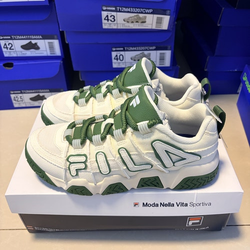 FILA FUSION斐乐潮牌 BUSTER 面包鞋 织物合成革T12M433207