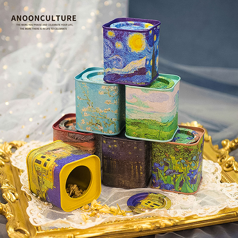 小号茶叶罐金属铁盒便携旅行密封