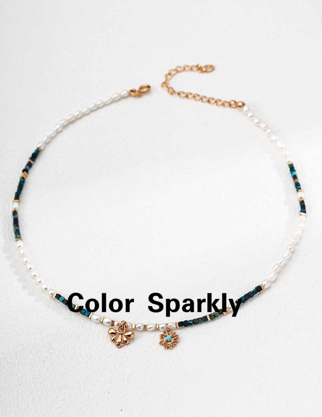 小众设计925银镀金天然珍珠项链