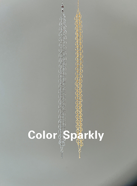Color Sparkly 925银镀金镂空蕾丝手链女轻奢高级感气质百搭手链