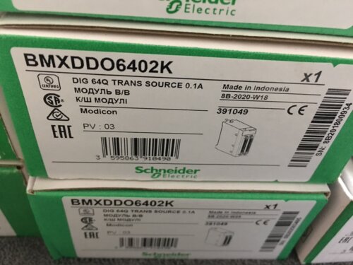 施耐德输出模块bmxddo6402k全新