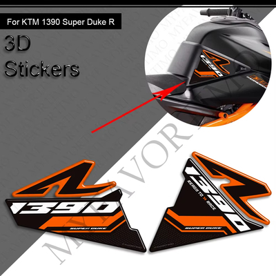 适用于KTM 1390 Super Duke 2024 2025 油箱贴 侧贴3D树脂贴纸