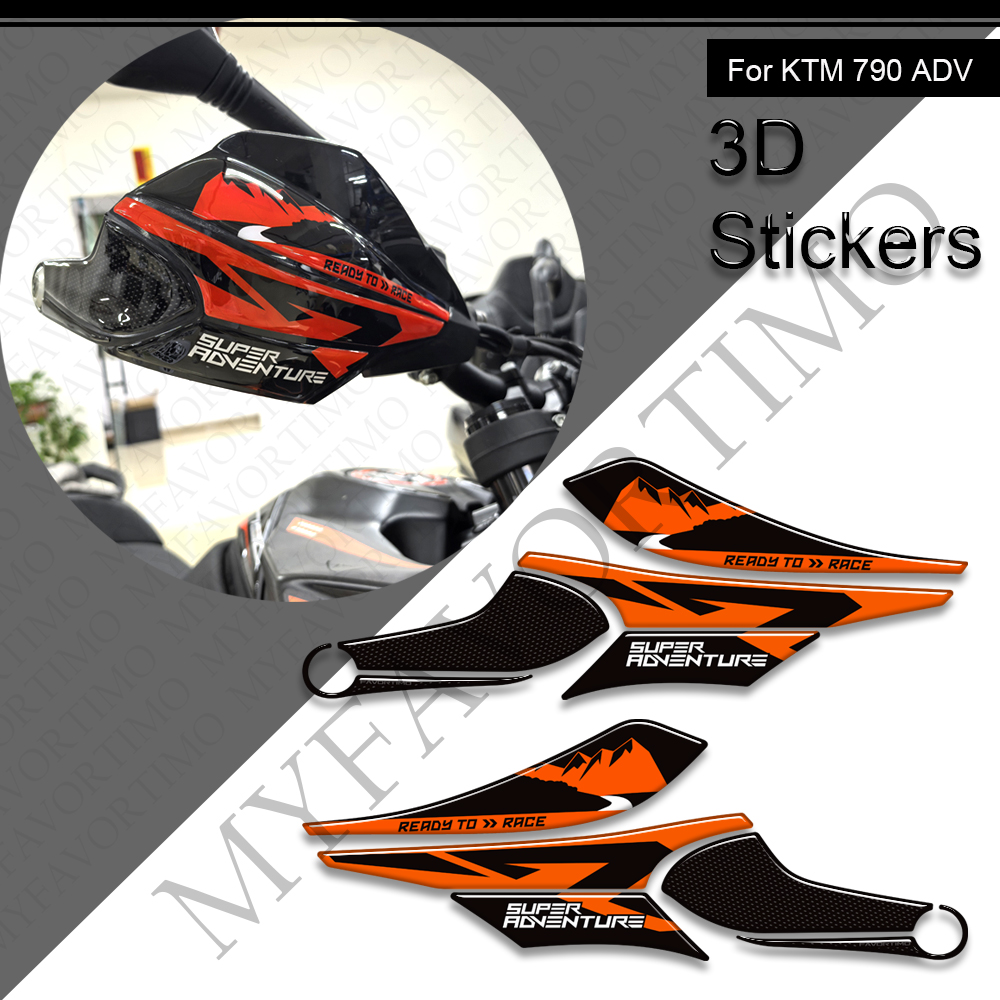 适用KTM 790 890 Adventure R 3D立体车身装饰树脂贴纸2019-2025