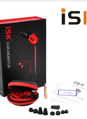ISK sem6入耳式监听耳机HIFI 录快手 火山小视频监听耳塞线长3米