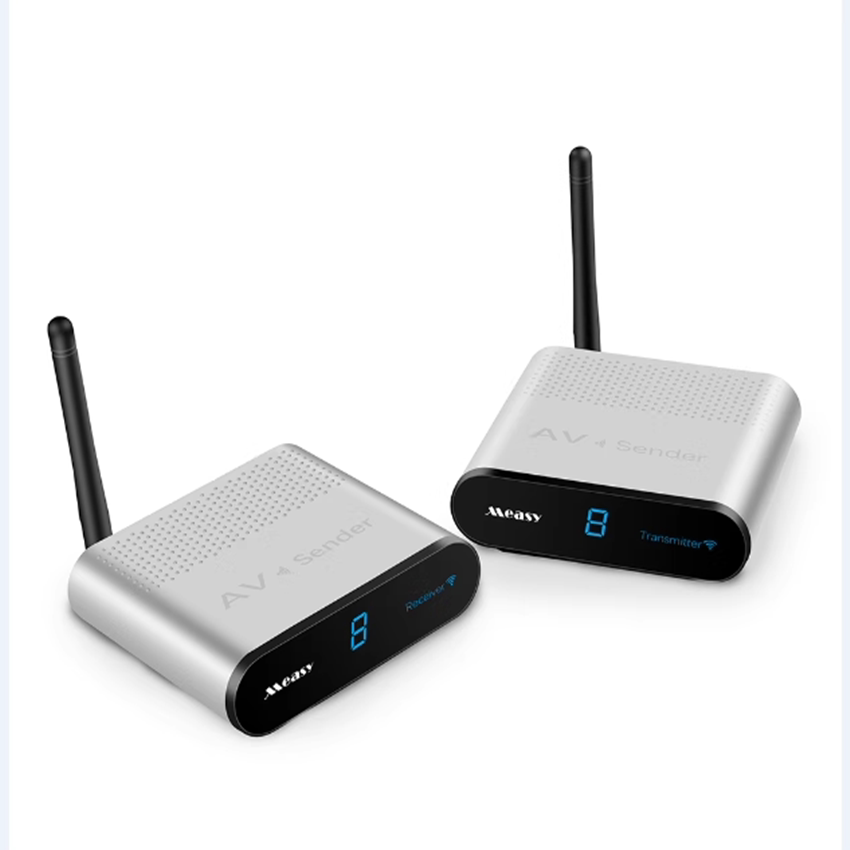 美誉AV无线传输音视频传输器发射接收器RCA同屏电视电脑投影