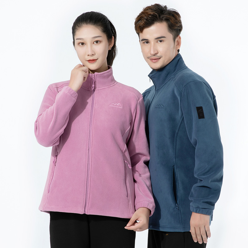 风雪狼奥粒绒新款女抓绒衣秋冬季