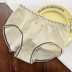 sweet小铺日系甜美可爱舒适少女心纯棉裆大版包臀中腰三角内裤女