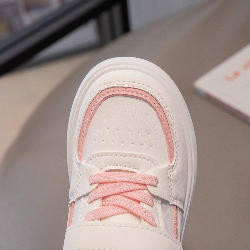 童鞋新款透气休闲软轻小白鞋底超儿子春秋款运动鞋女童小女孩板鞋