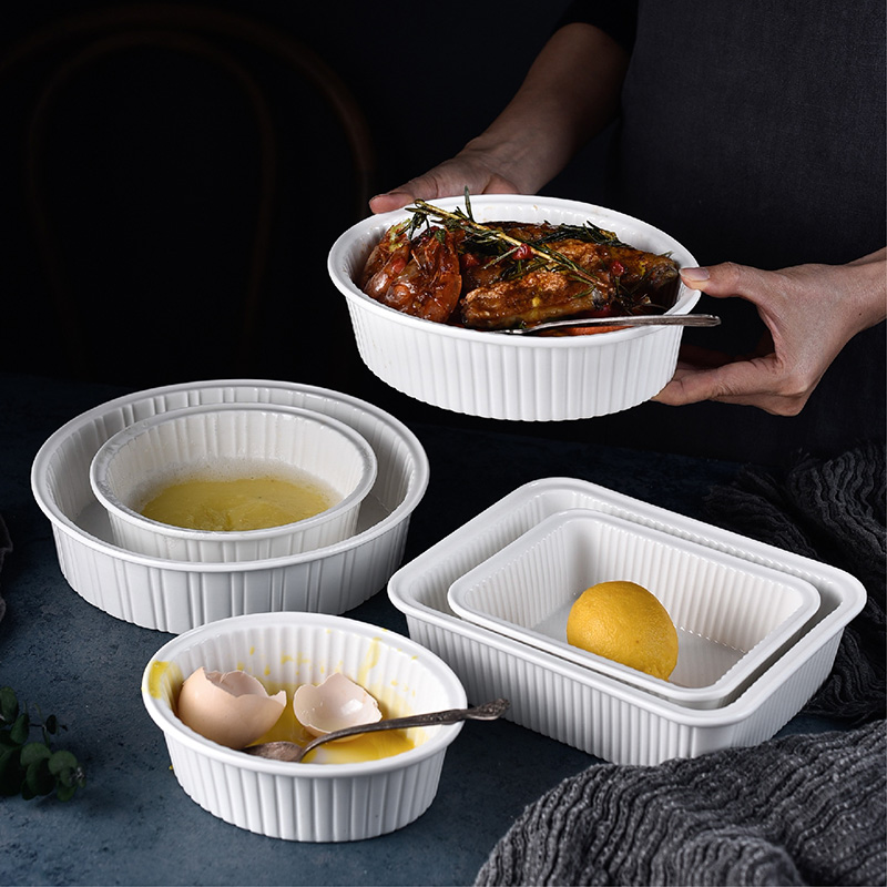 陶瓷烤碗烘焙家用焗盘光波炉可用