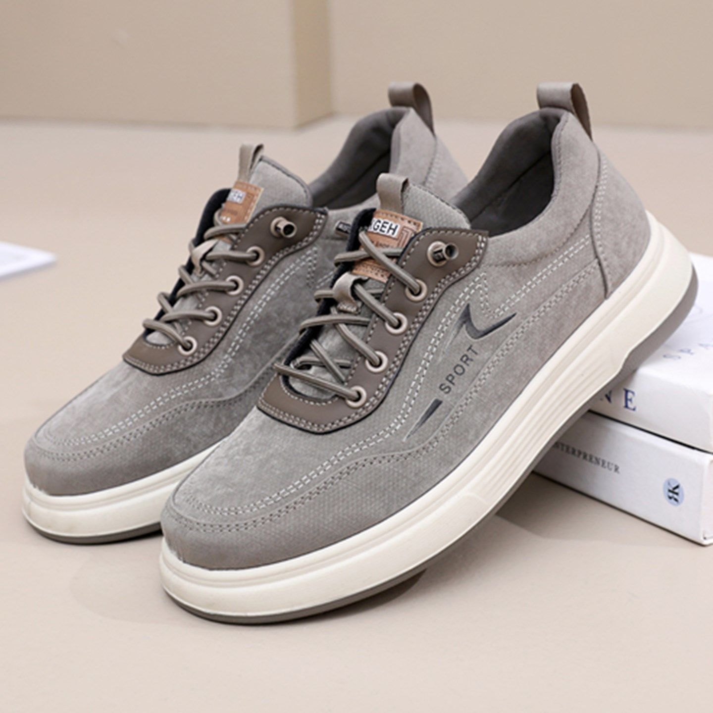 2026新款老北京布鞋男款超轻底休闲舒适爸爸鞋松紧带胖脚中年男鞋,流行男鞋,布鞋,淘宝优惠券,粉丝福利购,淘宝优惠卷