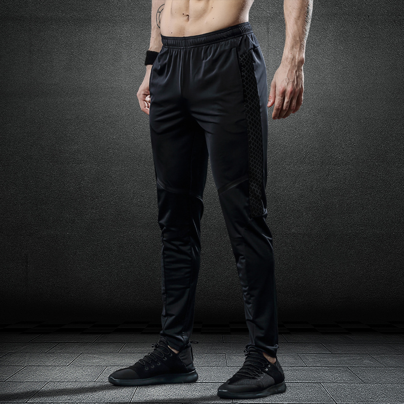 足球冰丝运动裤男长裤快干透气