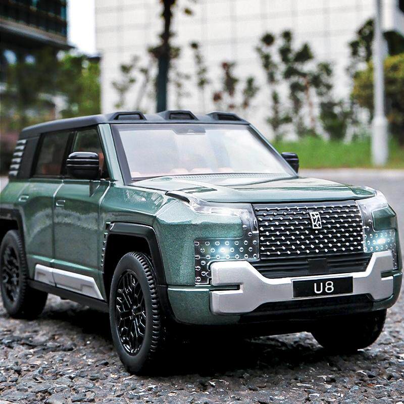仰望U8新能源合金仿真越野车大号儿童玩具车1:24收藏车模摆件模型