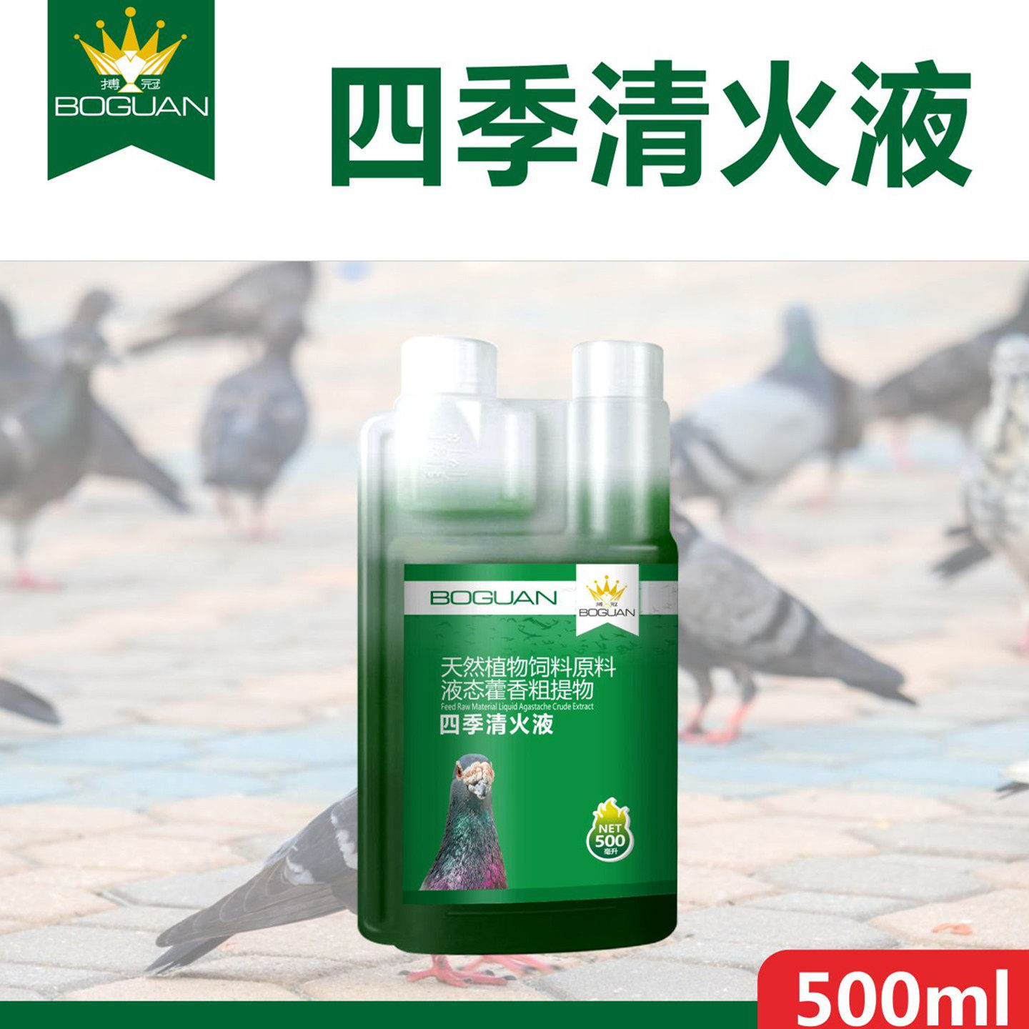 搏冠四季清火液赛鸽子清火绿色精