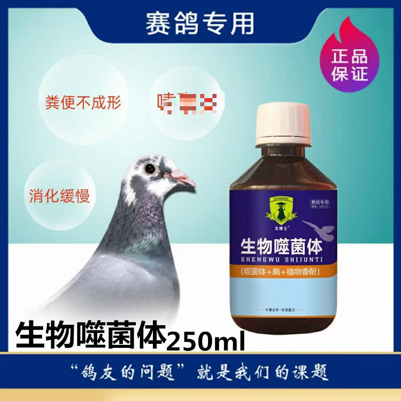 戈博士生物噬菌体鸽调理肠道绿便