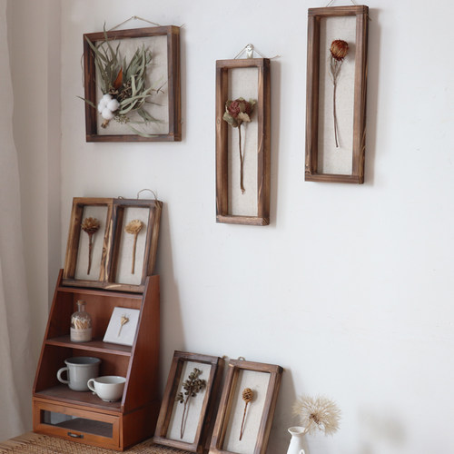 WULIHOME干花标本画墙面装饰