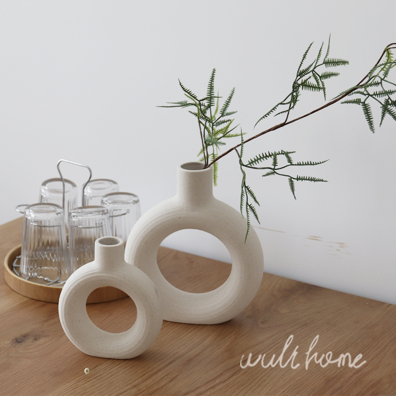 WULIHOME现代陶瓷3件套花瓶