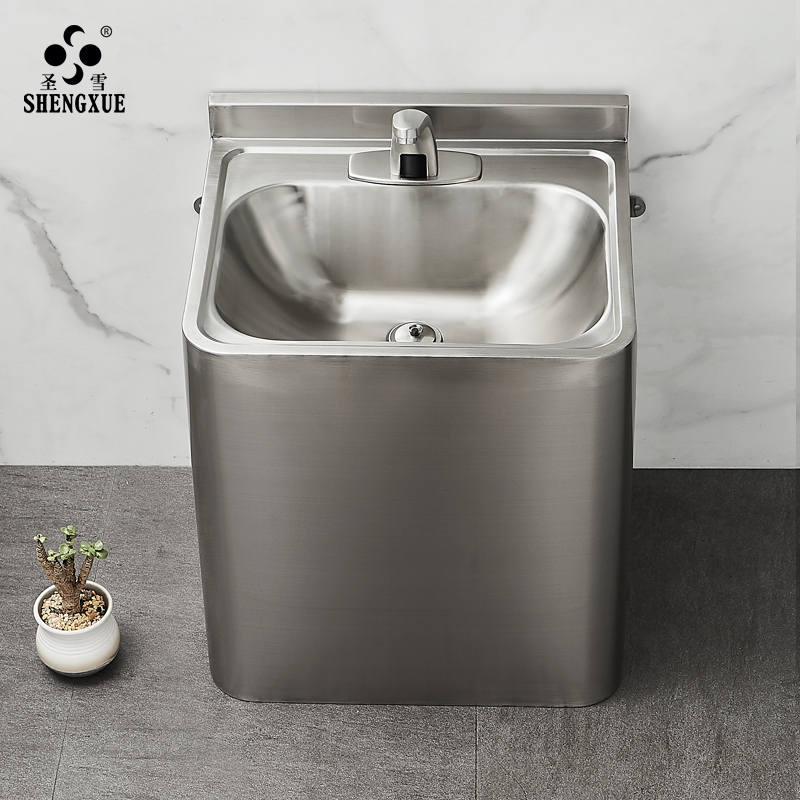 室外不锈钢立柱式洗手盆立柱盆