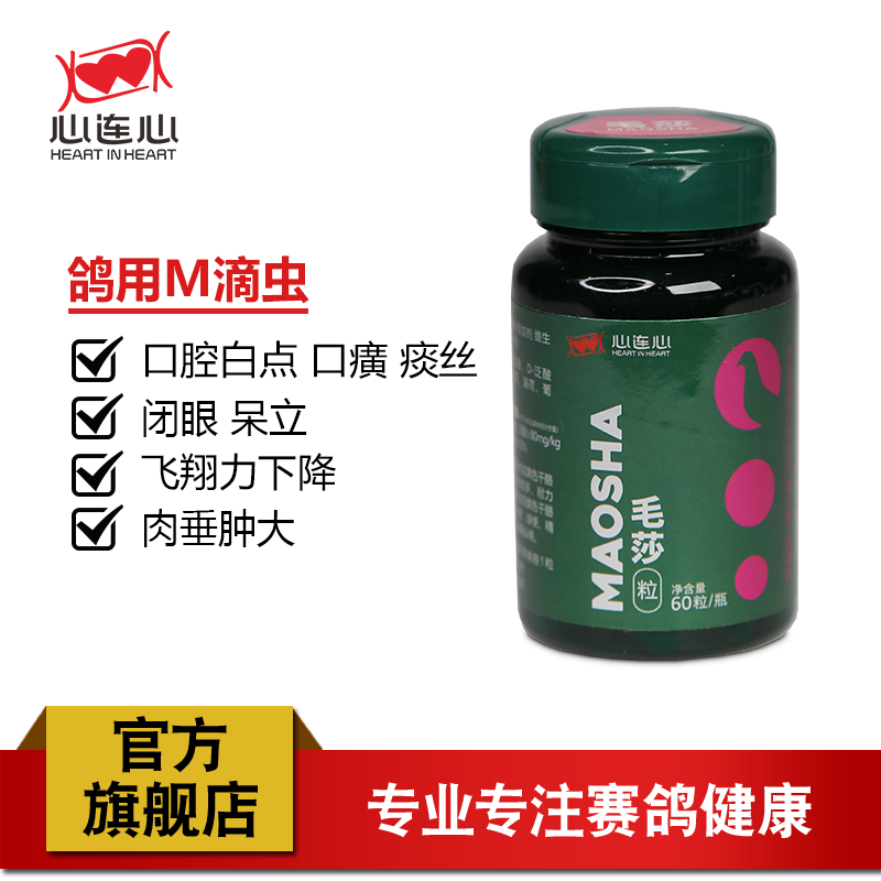 心连心鸽子大全信鸽子用品拉稀绿便水便品赛鸽毛莎胶囊毛滴虫胶囊