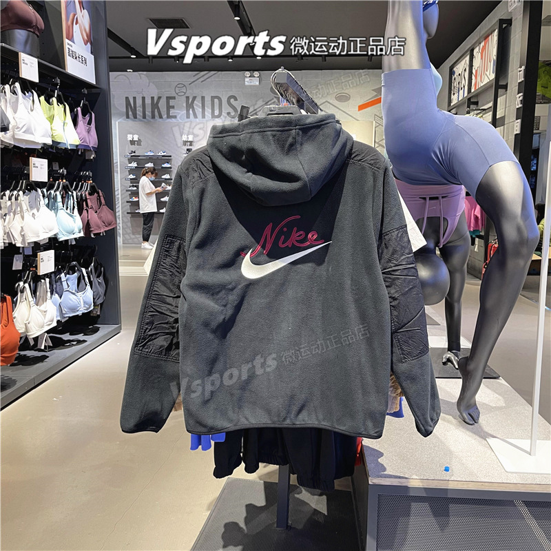 加绒外套Nike/耐克连帽男