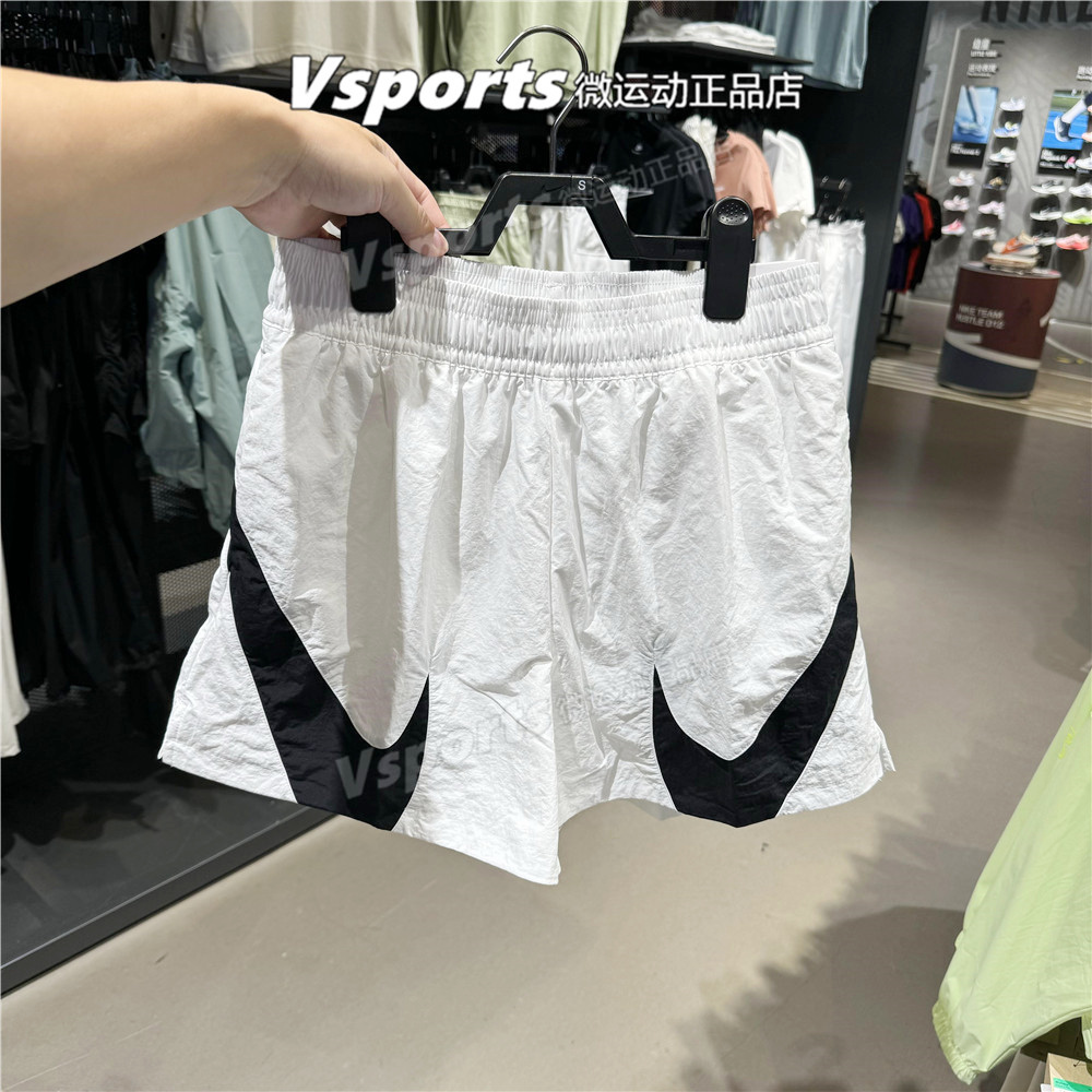 专柜正品耐克短裤女子2025运动锦纶双勾速干五分裤HV2360-100-652