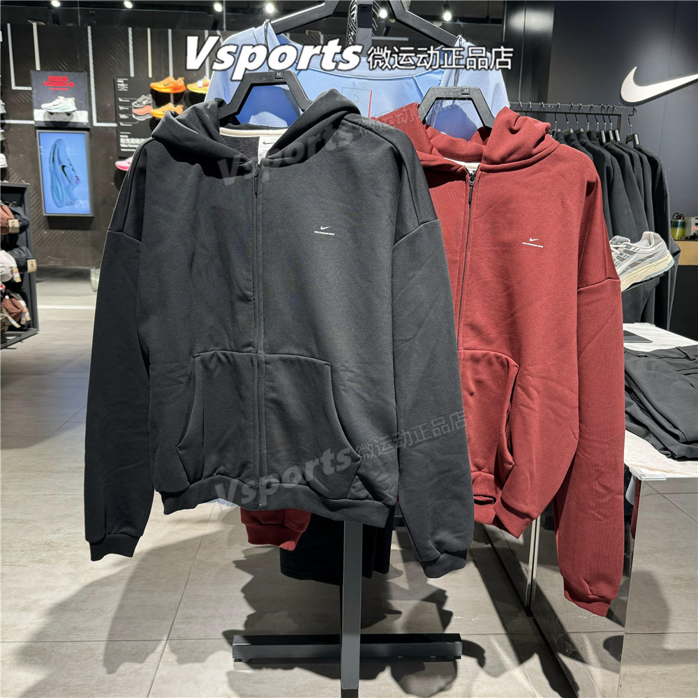 Nike耐克外套男2025秋季篮球运动加绒连帽夹克IO3690-619-237-010