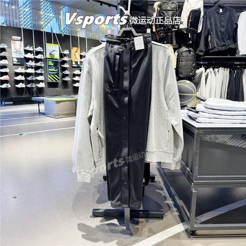 正品耐克运动长裤男子篮球2024秋冬詹姆斯新款排扣裤子FZ1037-010