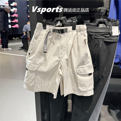 正品耐克短裤男大口袋2025运动休闲宽松工装五分裤HJ2909-010-072