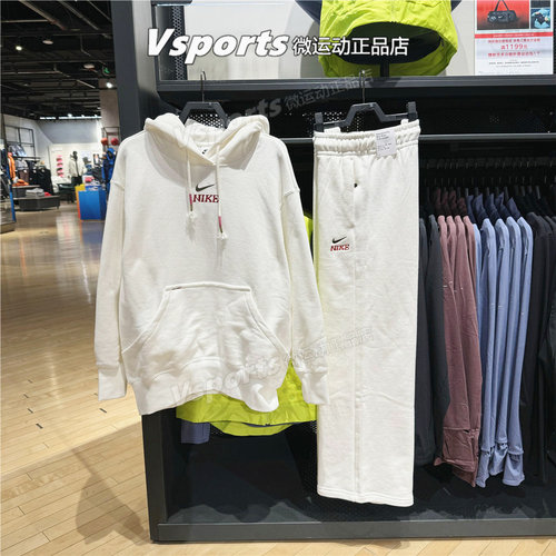 Nike耐克卫衣女子2026新年套装CNY宽松运动连帽套头衫 IQ3826-133