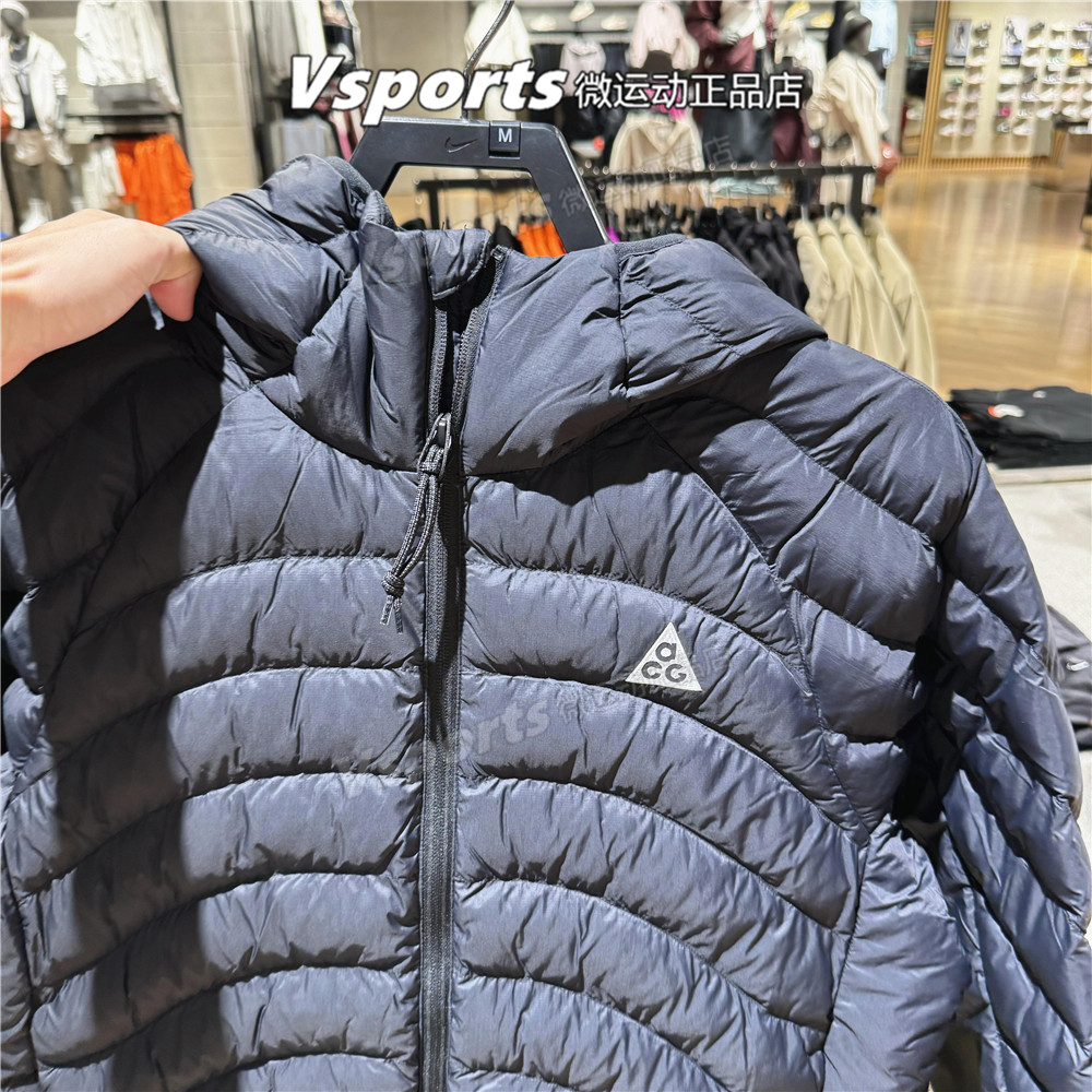 Nike耐克棉衣外套男2025秋冬户外轻薄棉服连帽夹克HJ3736-010-229