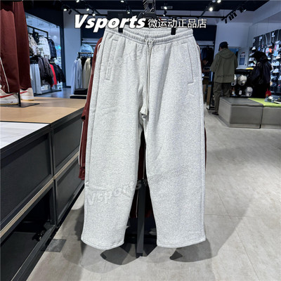 正品JORDAN耐克裤子男2025新款保暖运动卫裤直筒裤IB7239-050-010