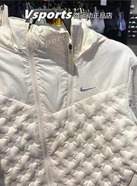 正品耐克羽绒服女2023秋冬防风运动超轻薄保暖户外跑步外套FB7604