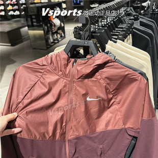 NIKE耐克外套男2025冬季 652 防风训练跑步加绒连帽梭织夹克HV2670