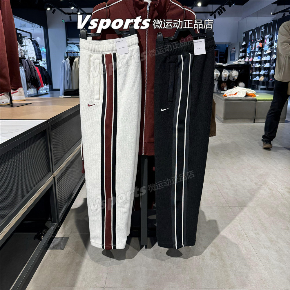 正品耐克加绒男裤2025秋冬季新款运动休闲宽松长裤HV3491-010-133