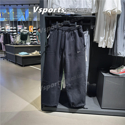 耐克裤子男加绒2025秋冬新款运动休闲宽松长裤 HV1091 FN3343-010