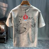 T恤休闲夏季 短袖 港风高级感上衣潮 专柜清仓捡漏2026男士 奥特莱斯