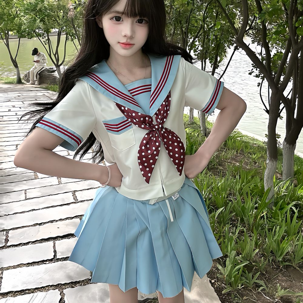 jk制服多巴胺原创三本正版基础动漫水手服校服学院风学生班服套装