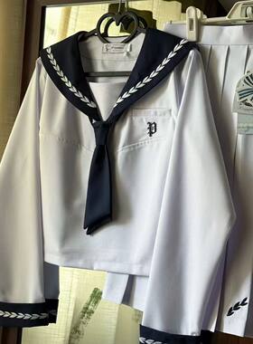 《空气站台》空气穗长袖短袖麦穗JK水手服学生校服制服套装学院风