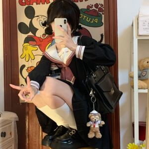 【木子酱JK】原创星菏正版JK制服裙日系水手服长短袖校供春秋新款