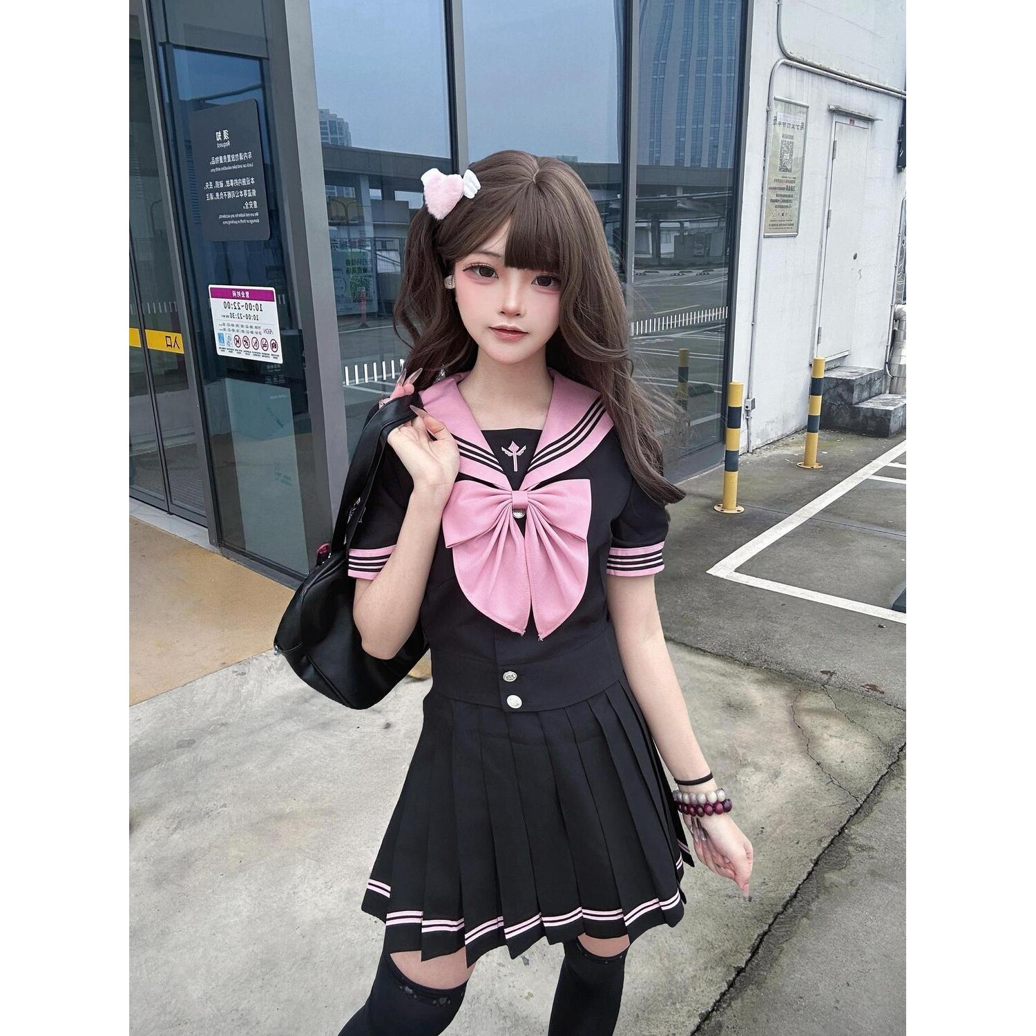 JK原创【恋爱结蕾】正版水手服日系甜美女套装全套学院风制服