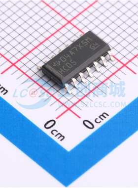 SN74HC05D SOIC-14 反相器TI (德州仪器) 全新原装 BOM配单