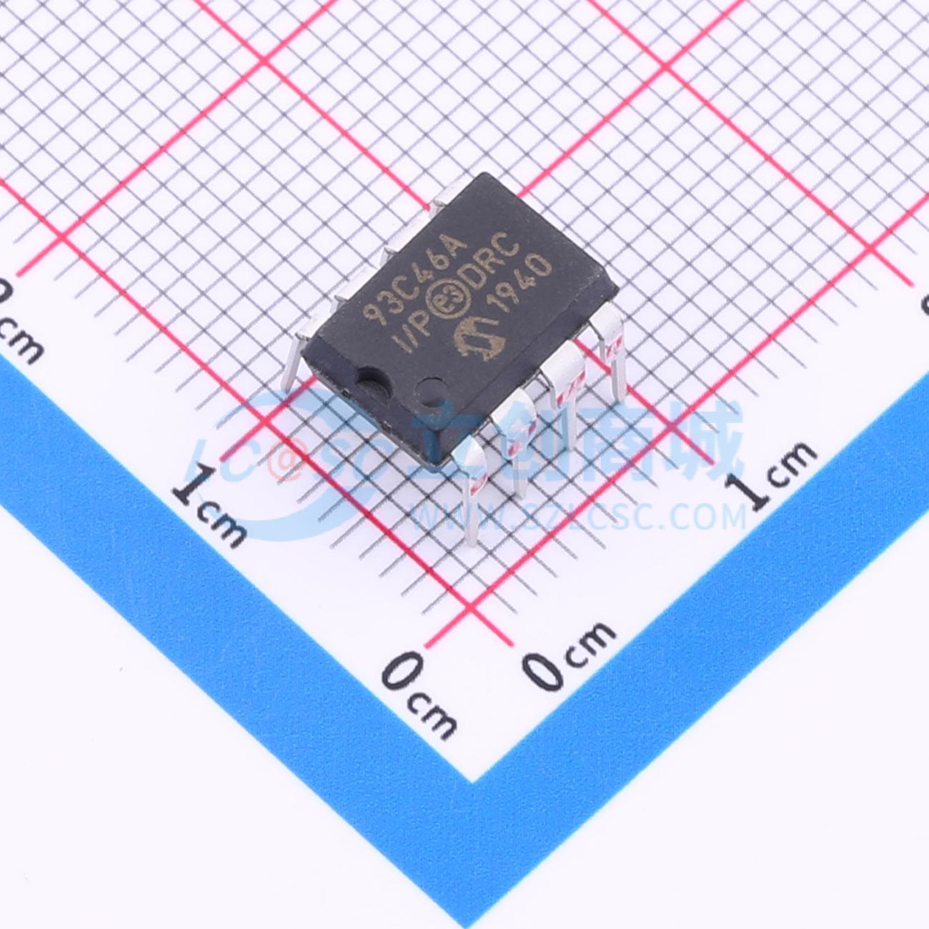 93C46A-I/P PDIP-8 EEPROM 全新原装 元器件BOM配单