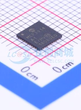 MCP3914A1-E/MV QFN-40-EP(5x5) 模拟前端(AFE) 全新原装 元器件B