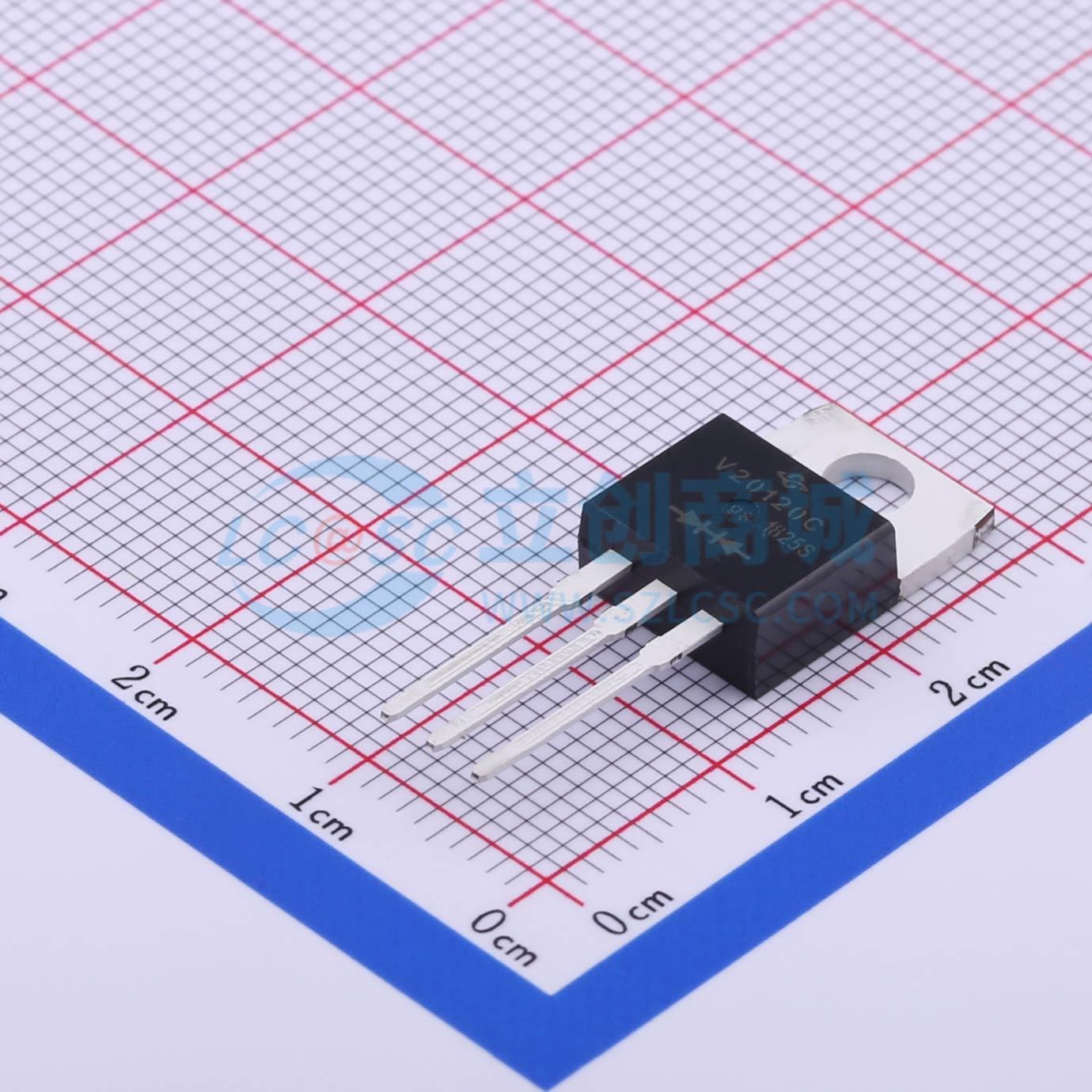 V20120C-E3/4W ITO-220AB-3 肖特基二极管 VISHAY全新原装 元器件