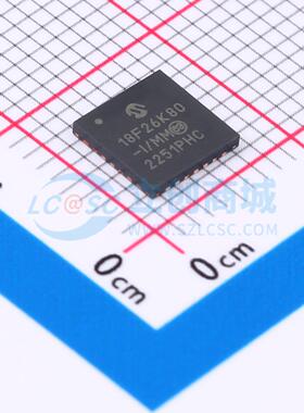 PIC18F26K80-I/MM QFN-28-EP(6x6) 单片机(MCU/MPU/SOC) 全新原装