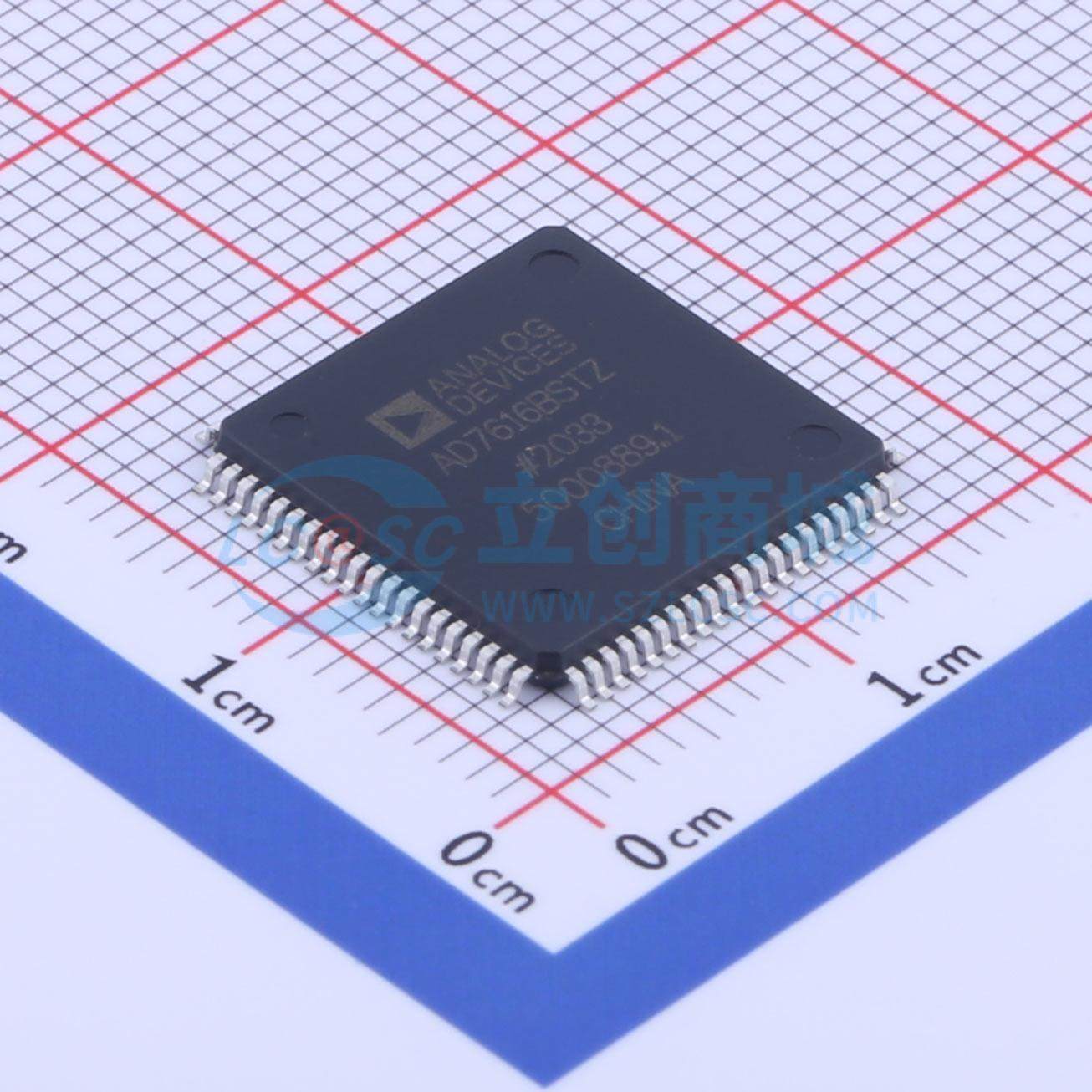 AD7616BSTZ-RL LQFP-80(14x14) 模数转换芯片ADC 全新进口原装 元