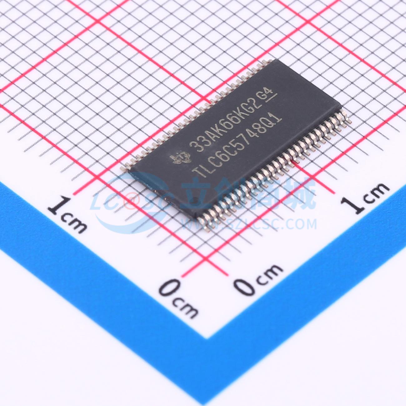 TLC6C5748QDCARQ1 HTSSOP-56-EP-6.1mm LED驱动 全新原装 元器件