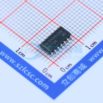SN74HCT04DR SOIC-14 反相器TI (德州仪器) 全新原装 BOM配单